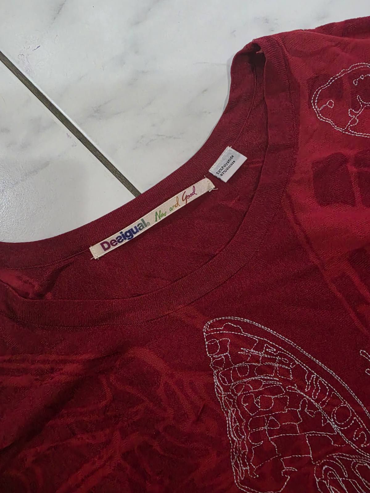 Desigual crvena oversized majica – S