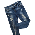 Muške ripped farmerke slim fit – 34
