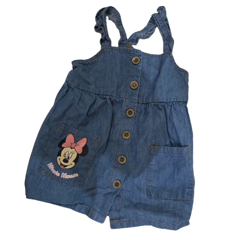 Minnie Mouse teksas haljinica za devojčice – veličina 86