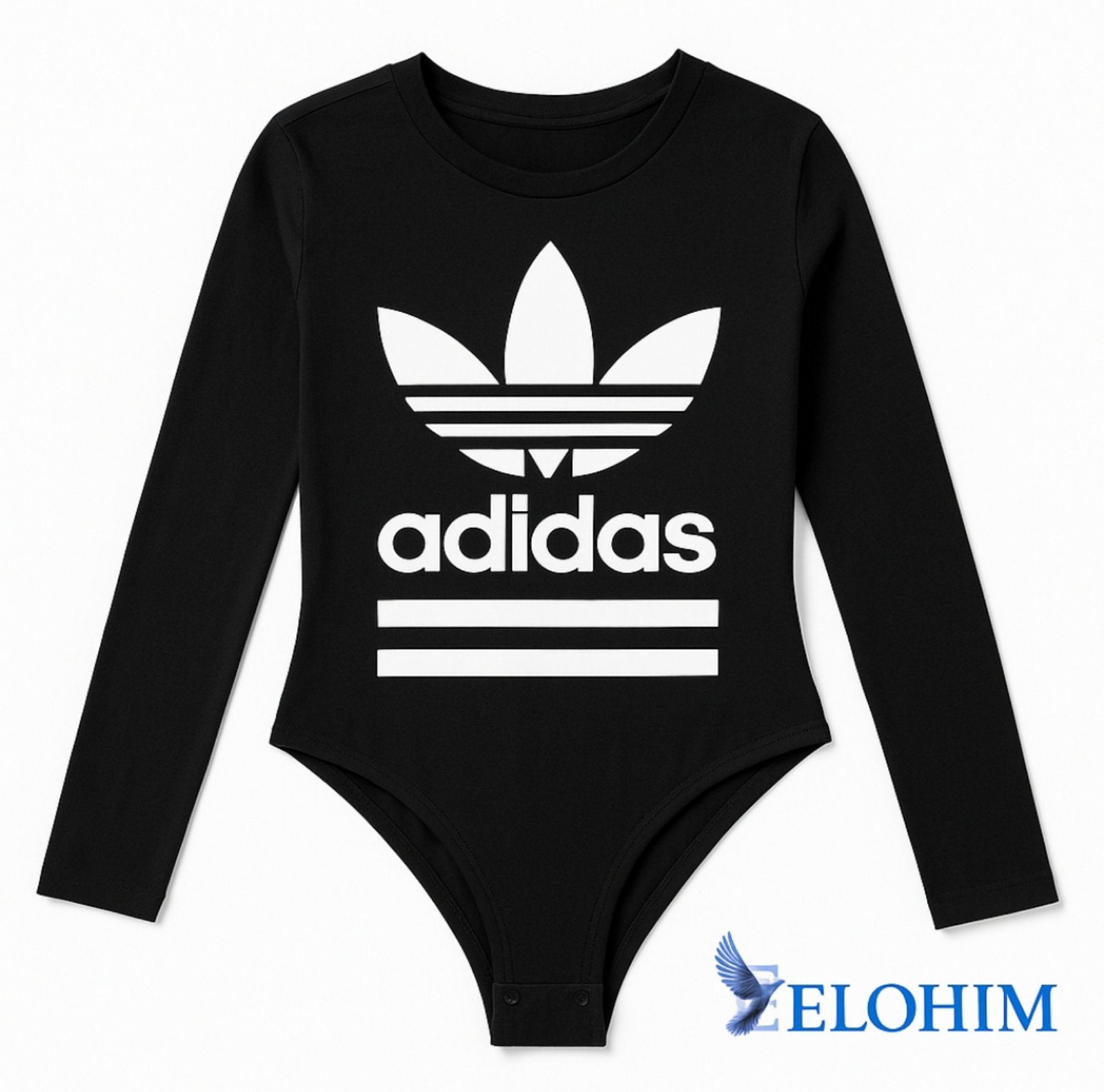 Adidas ženski bodi – crni sportski klasik